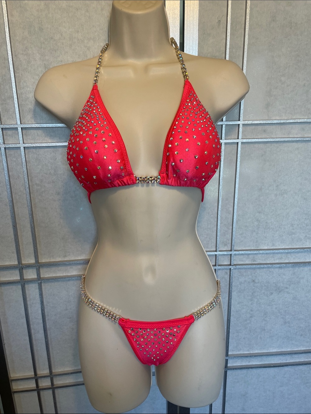 Crystal-Embellished Corral Competition Bikini Set - By Bilbo Baggs